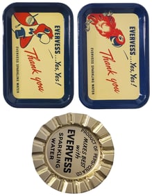 2-Different Evervess Tip Trays & Ashtray