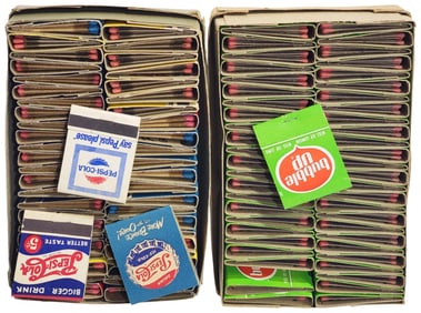 Pepsi:Cola & Bubble Up Match Books