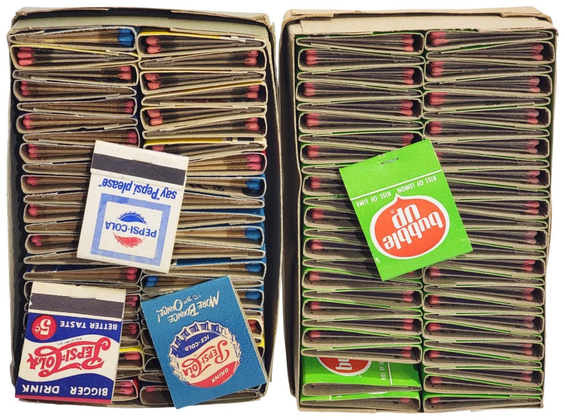 Pepsi:Cola & Bubble Up Match Books (1 of 3)