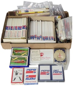 Pepsi-Cola Playing Cards and Pencil & Ink Pens
