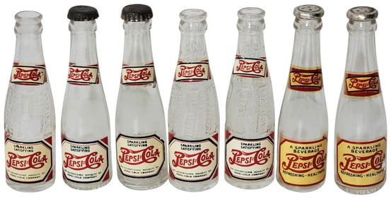 3 1/2 Pepsi:Cola Salt & Pepper Shaker Sets