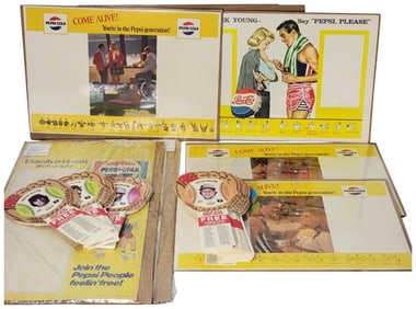 1977 Pepsi-Cola Baseball Trading Cards & Roster Blanks