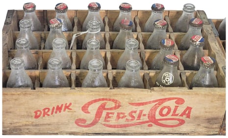 44-Pepsi-Cola 6oz "No Deposit Do Not Return" Bottles