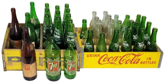 40-Soda Bottles 32oz to 7oz
