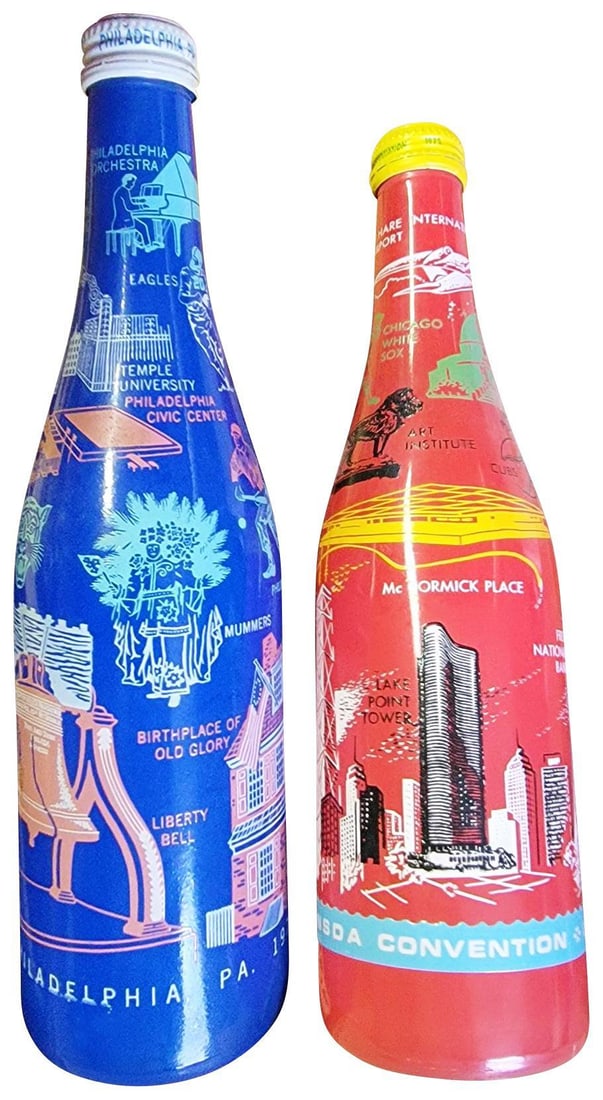 48-Special Pepsi Bottles: Convention bottles, and more.