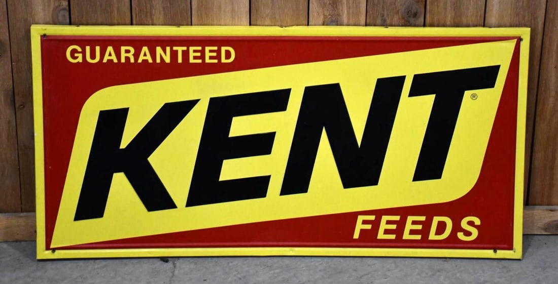Kent Guaranteed Feeds Metal Sign (TAC) (1 of 4)
