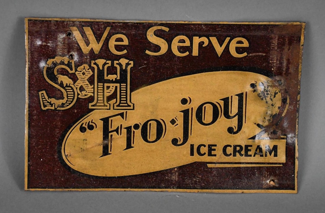 We Serve Fro-Joy Ice Cream Metal Sign (1 of 4)