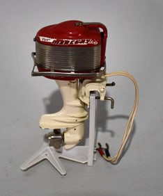 Electric Mercury Outboard Motor on Stand