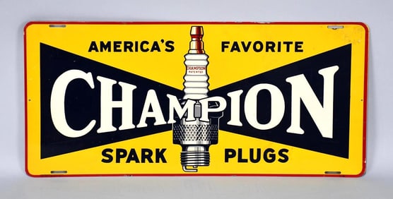 Champion America's Favorite Spark Plug Metal Sign (TAC)