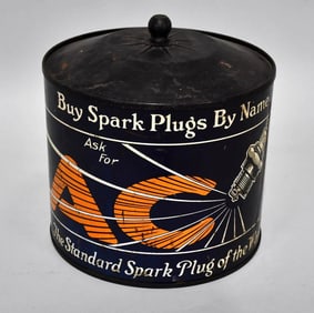 AC Spark Plug Metal Cabinet