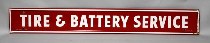 (Firestone) Tire & Battery Service Metal Sign (TAC)