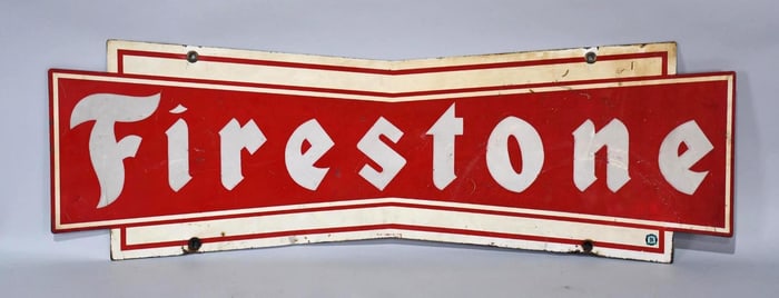 Firestone (tires) Metal Bowtie Sign (TAC)