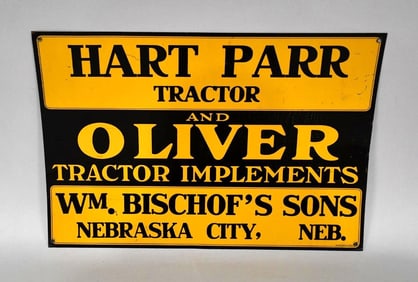 Hart-Parr & Oliver Metal Tacker Sign (TAC)