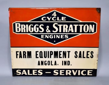 Briggs & Stratton Engine Sales-Service Metal Sign (TAC)