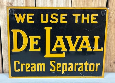 We Use The De Laval Cream Separator Metal Sign (TAC)