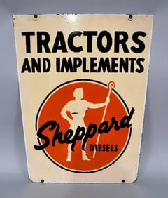 Sheppard Diesels Tractors & Implements Metal Sign (TAC)