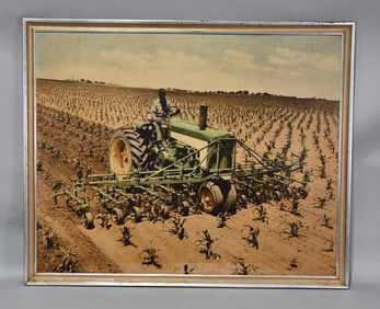 1950's John Deere 30 Series Tractor Showroom Poster Framed