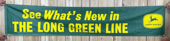 John Deere 4-Legged Logo "See What's New" banner