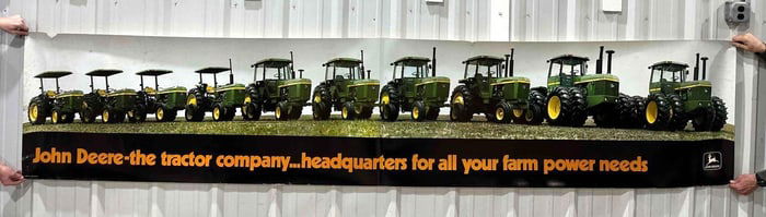 LARGE John Deere Poster w/ Full 30 Series Tractors