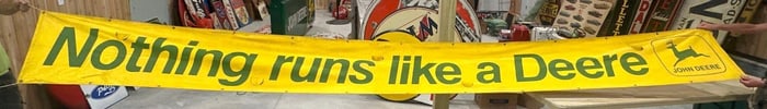 John Deere w/ Logo โNothing Runs Like a Deere?? Banner