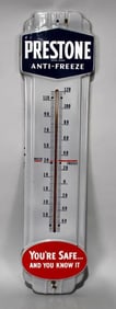 Prestone Anti-Freeze "You're Safe and You Know It" Porcelain Thermometer (TAC)