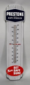 Prestone Anti-Freeze "You're Set Safe Sure" Porcelain Thermometer (TAC)