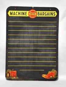 Massey-Harris Masonite Chalkboard Sign (TAC)