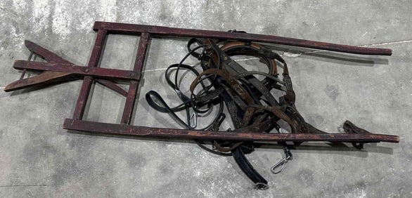 Goat Wagon Tongue & Harness Setup