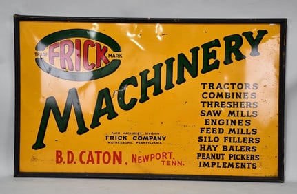 Frick Machinery Metal Sign (TAC)