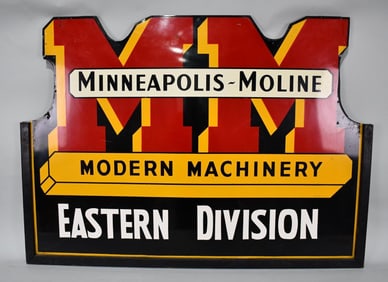 Minneapolis-Moline Modern Machinery Metal Sign (TAC)