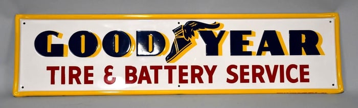 Goodyear Tire & Battery Service Metal Sign (TAC)