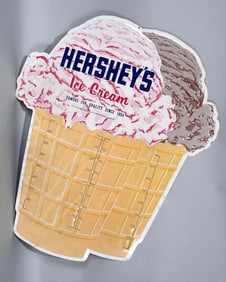 Hershey's Ice Cream Metal Menu Board Sign (TAC)
