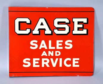 Case Sales & Service Metal Flange Sign (TAC)