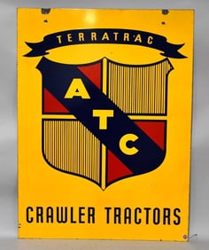ATC Terratrac Crawler Tractors Porcelain Sign (TAC)