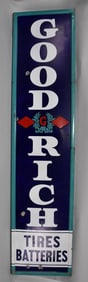 Goodrich Tires Batteries Porcelain Sign (TAC)