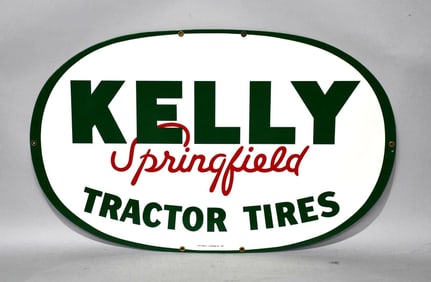 Kelly Springfield Tractor Tires Metal Sign (TAC)