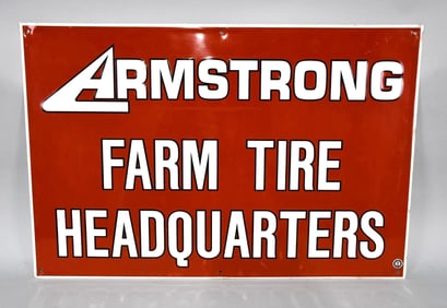 Armstrong Farm Tire Headquarters Metal Sign (TAC)