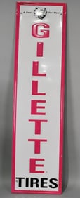 Gillette Tires w/Logo Metal Sign (TAC)