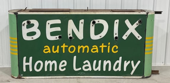 Bendix Automatic Home Laundry Porcelain Neon Sign (TAC)