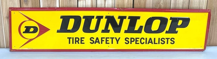 Dunlop Tires Metal Sign (TAC)