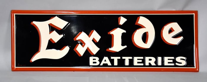 Exide Batteries Metal Sign (TAC)