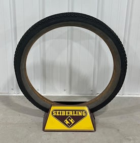 Seiberling Metal Tire Stand w/a Tire