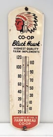 CO-OP Black Hawk w/ Indian Metal Thermometer