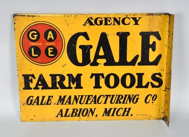 Gale Farm Tools Agency Metal Flange Sign (TAC)