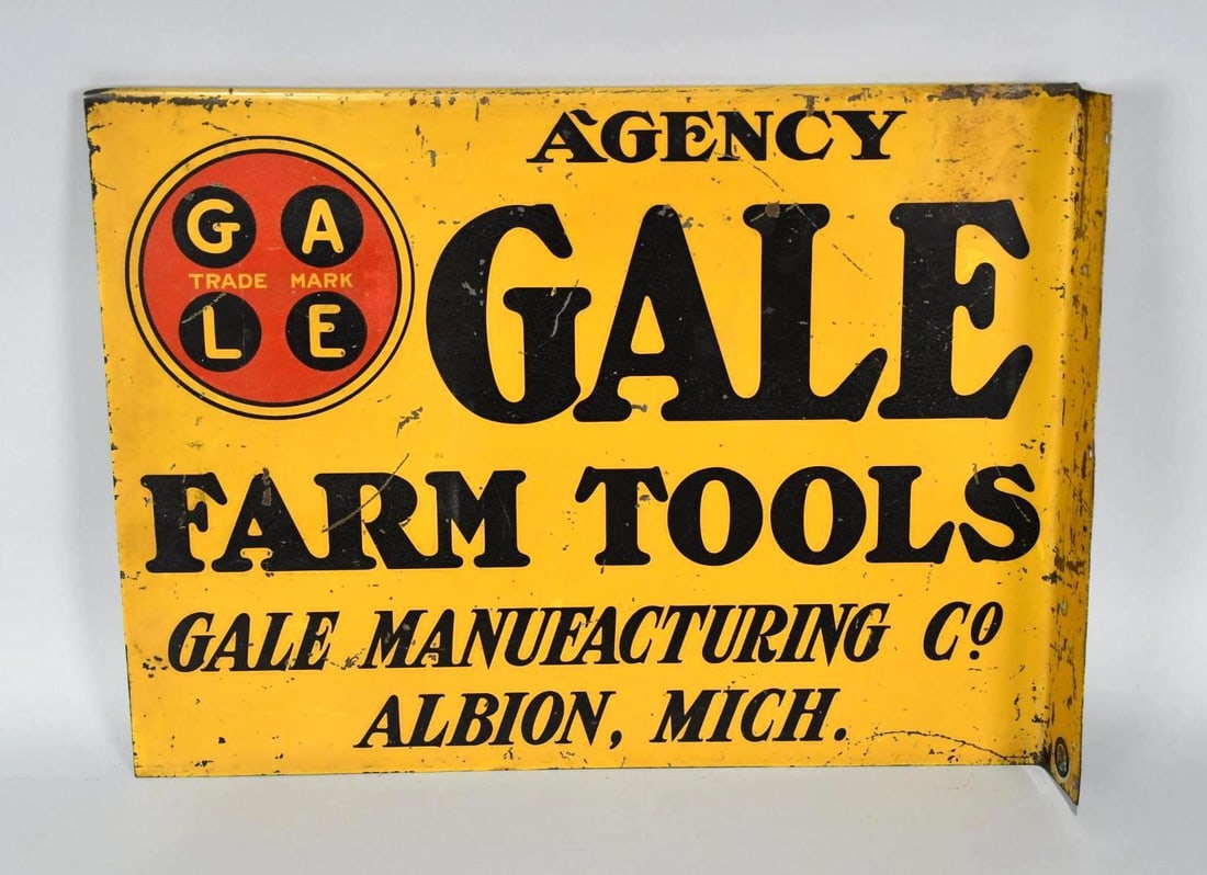 Gale Farm Tools Agency Metal Flange Sign (TAC) (1 of 7)
