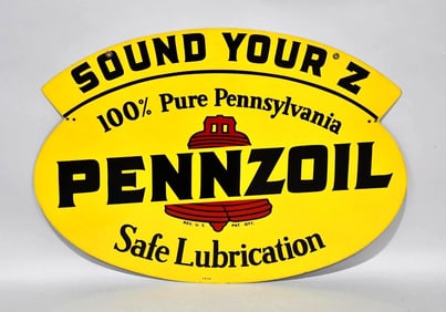 Pennzoil Sound Your Z Metal Sign (TAC)
