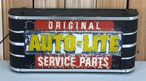 Auto-Lite Original Service Parts Lighted Sign