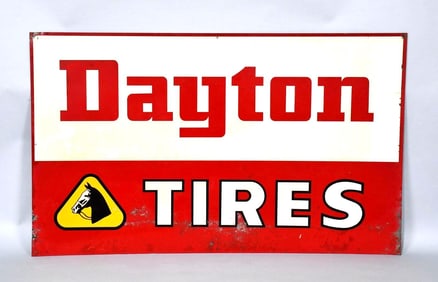 Dayton Tires w/Logo Metal Sign (TAC)