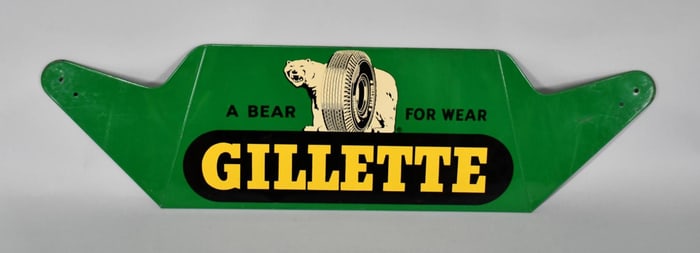 Gillette Tires w/Logo Metal Tire Stand Unfolded (TAC)