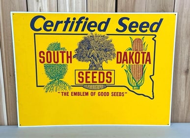 South Dakota Certified Seed Metal Sign (TAC)